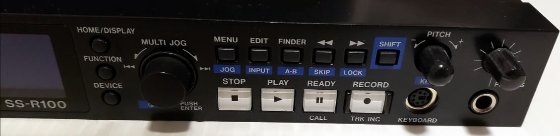 Tascam SS-R100 control panel.JPG